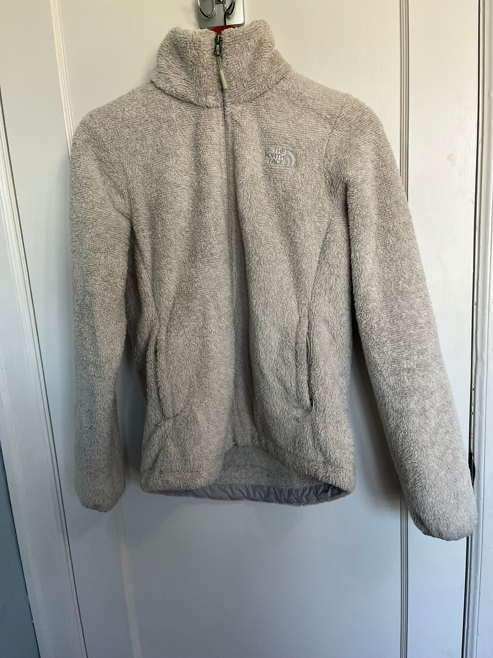 The North Face Women's Osito 2 Fleece Jacket Oatmeal Full Zip Size M NF0A4AM7